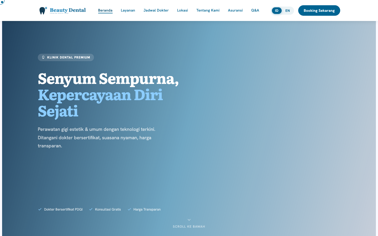 Beauty Dental clinic website
